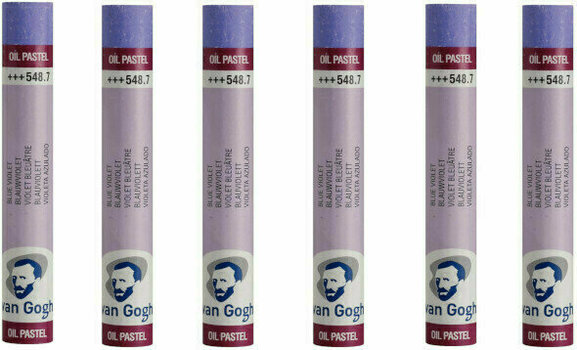 Pastel à l'huile Van Gogh Oil Pastel Stick Coffret de pastels à l'huile Blue Violet 7 6 pièces - 1