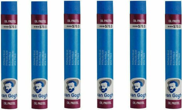 Oil Pastel Van Gogh Oil Pastel Stick Set of Oil Pastels Phthalo Blue 5 6 pcs - 1