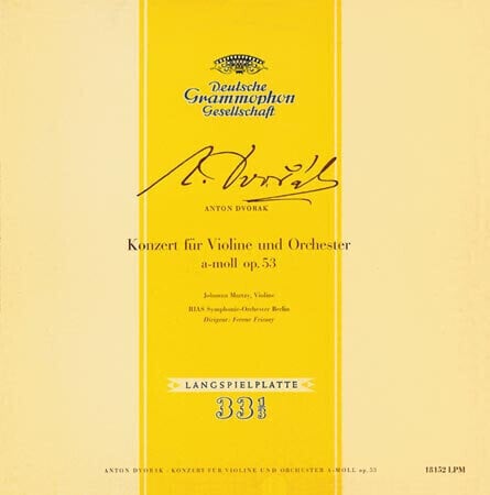 Płyta winylowa Antonín Dvořák - Concert For Violin And Orchestra (Mono) (LP)