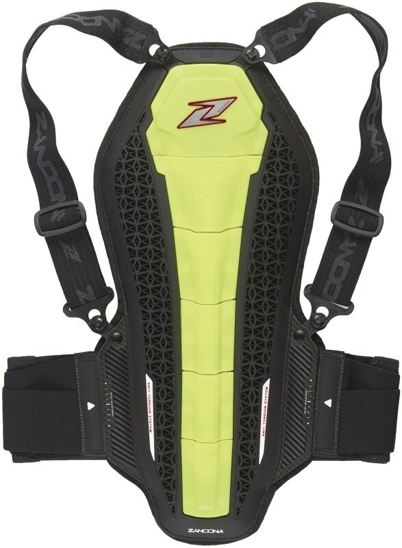 Zandona Protector spate Hybrid Back Pro X6 Yellow Fluo/Black XS