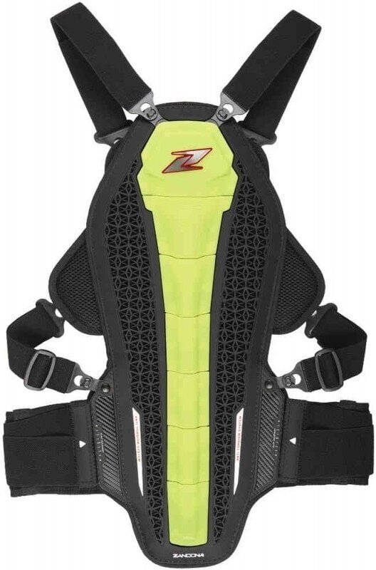 Protetor de costas Zandona Protetor de costas Hybrid Armour X7 Yellow Fluo/Black L