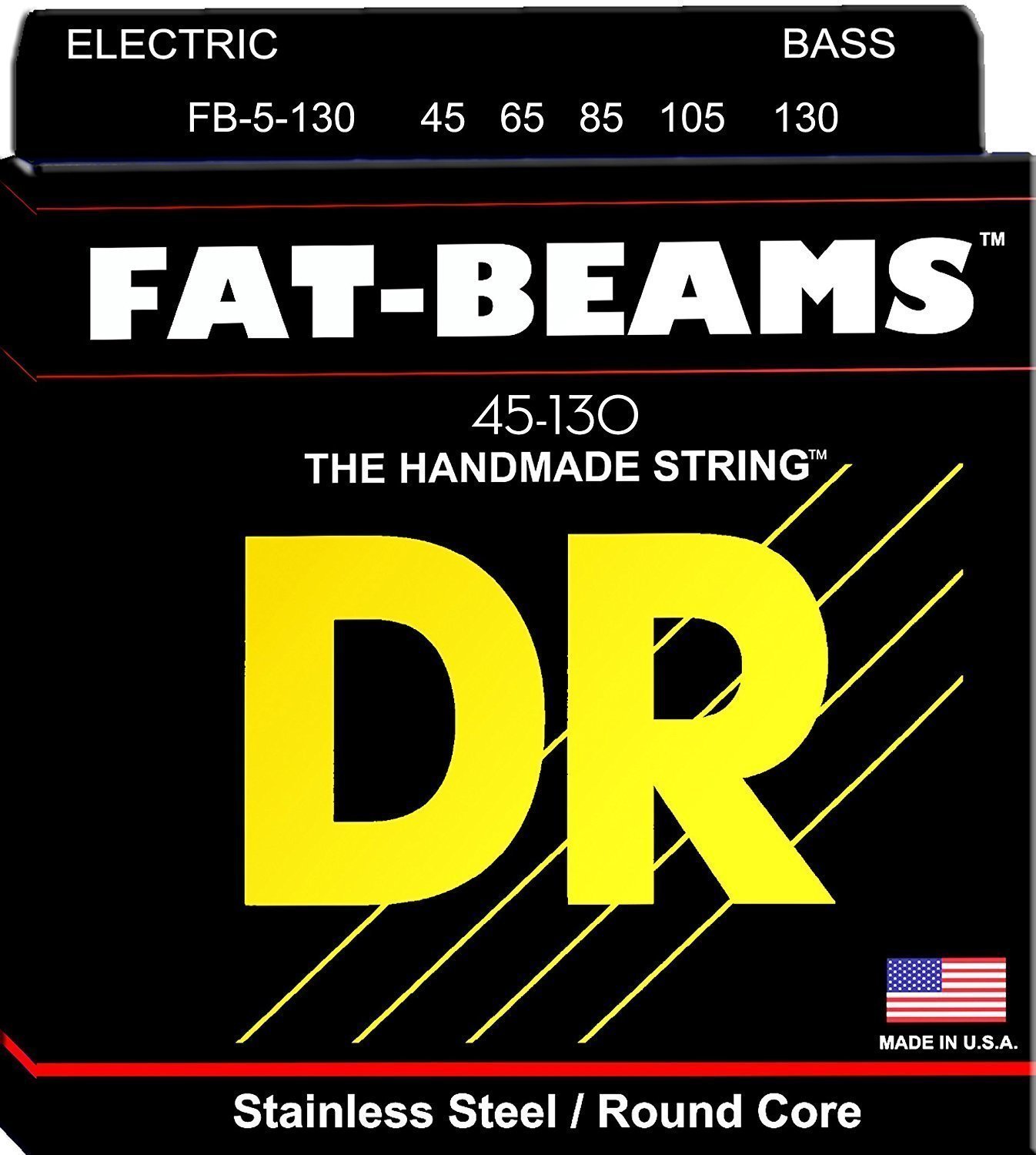 Struny pro 5-strunnou baskytaru DR Strings FB5-130