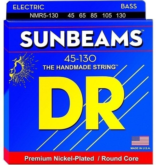 Struny pre 5-strunovú basgitaru DR Strings NMR5-130