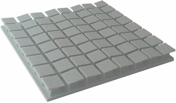 Absorbent foam panel Mega Acoustic PA-PM8K-LG-6060 U Light Grey - 1