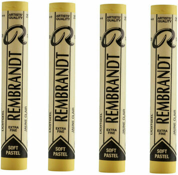 Pastel sec Rembrandt Soft Pastel Coffret de pastels secs Light Yellow 7 4 pièces - 1
