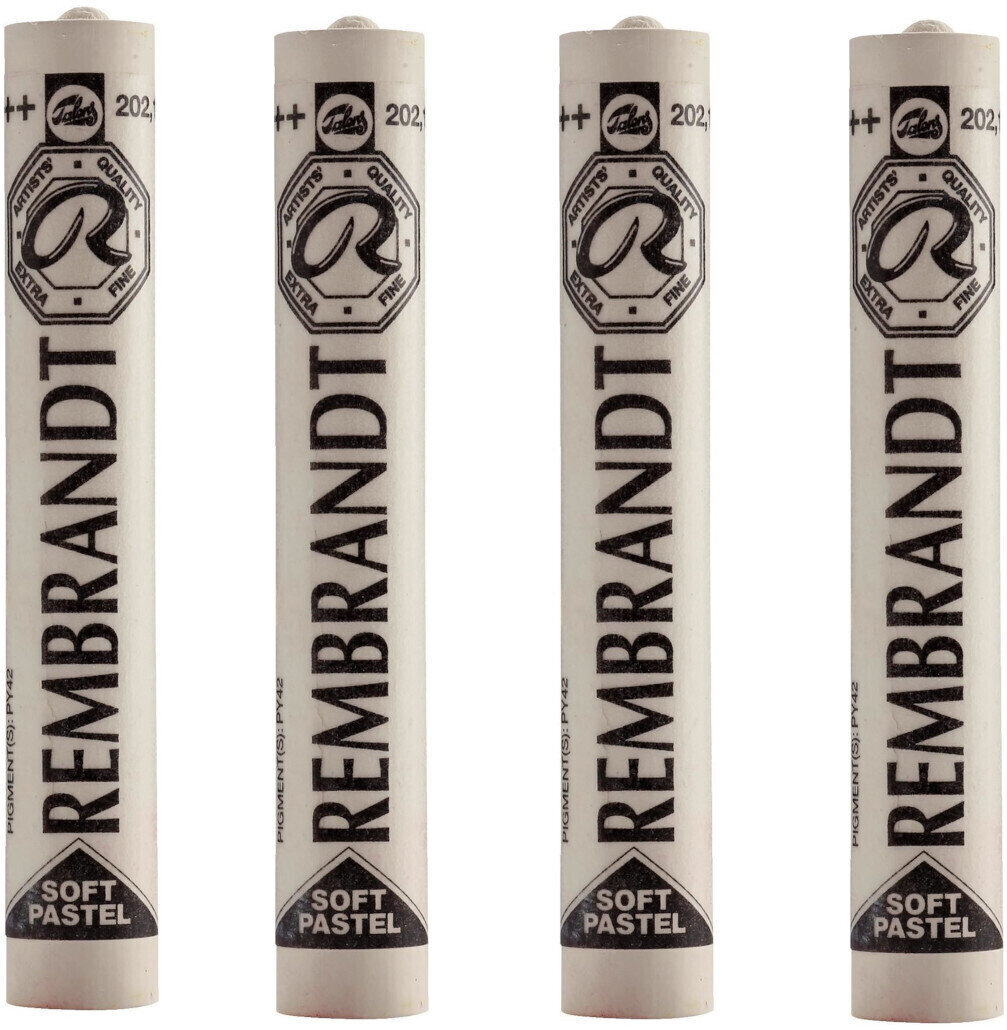 Pastel sec Rembrandt Soft Pastel Coffret de pastels secs Deep Yellow 12 4 pièces