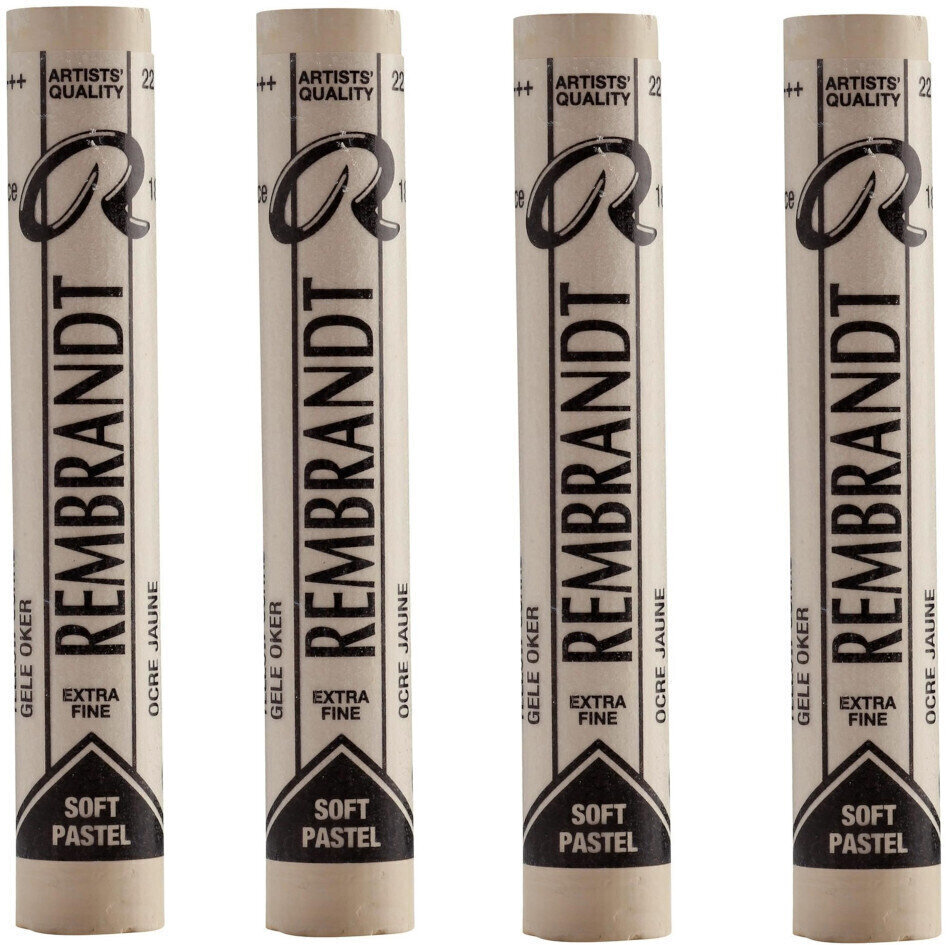 Pastel sec Rembrandt Soft Pastel Coffret de pastels secs Yellow Ochre 9 4 pièces