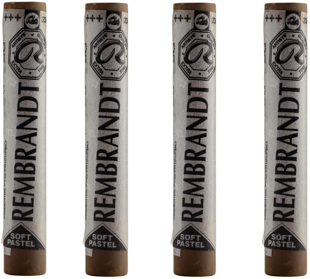 Pastel sec Rembrandt Soft Pastel Coffret de pastels secs Raw Sienna 2 4 pièces