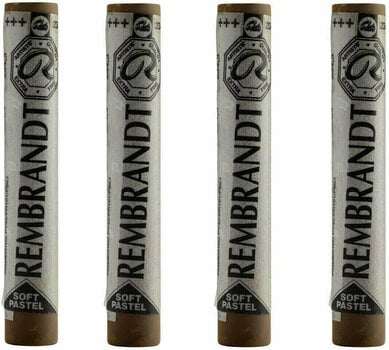 Pastel sec Rembrandt Soft Pastel Coffret de pastels secs Raw Sienna 2 4 pièces - 1