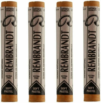 Suchý pastel Rembrandt Soft Pastel Sada suchých pastelů Raw Sienna 3 4 ks - 1