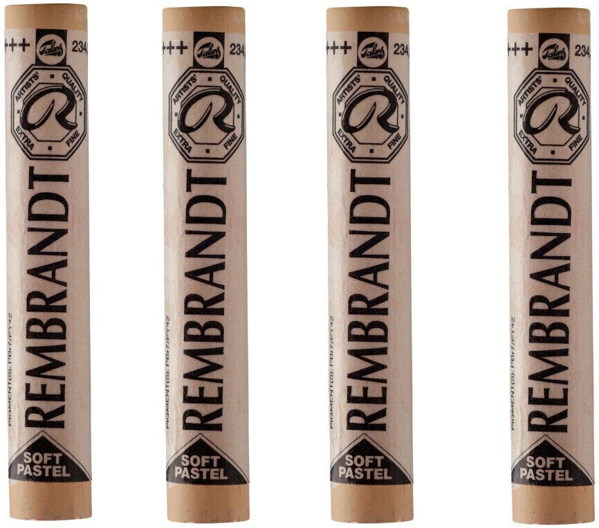 Pastel sec Rembrandt Soft Pastel Coffret de pastels secs Raw Sienna 9 4 pièces