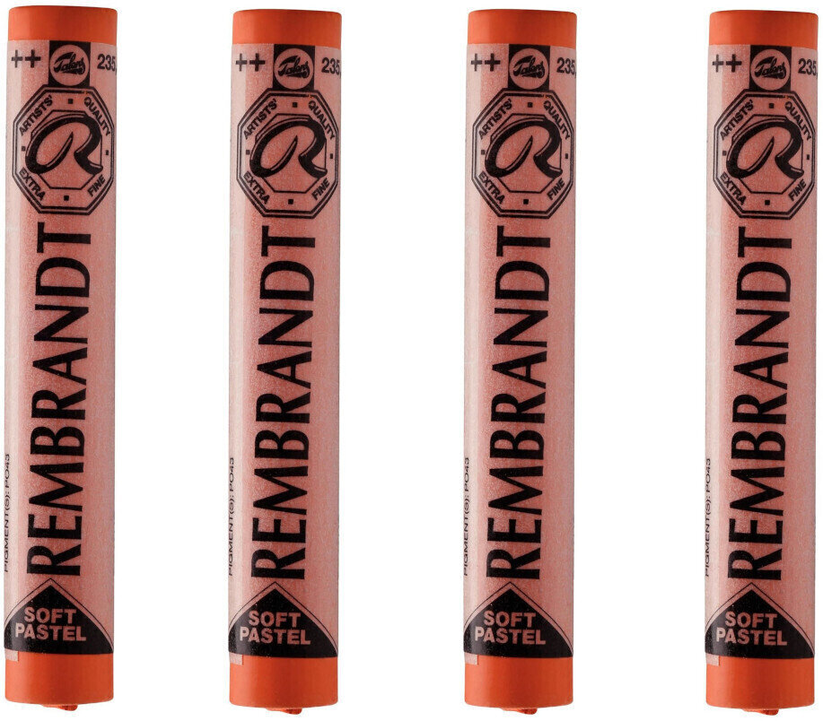 Pehmeä pastelli Rembrandt Pehmeät pastellivärit Orange 8 4 kpl