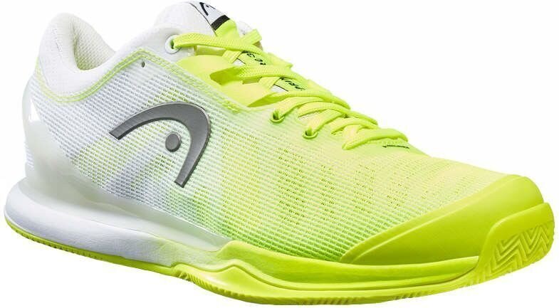Zapatillas Tenis de Hombre Head Sprint Pro 3.0 Clay Neon Yellow/White 43 Zapatillas Tenis de Hombre