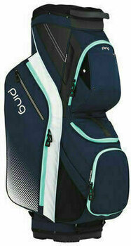 Golf Bag Ping Traverse Navy/White/Mint Cart Bag - 1