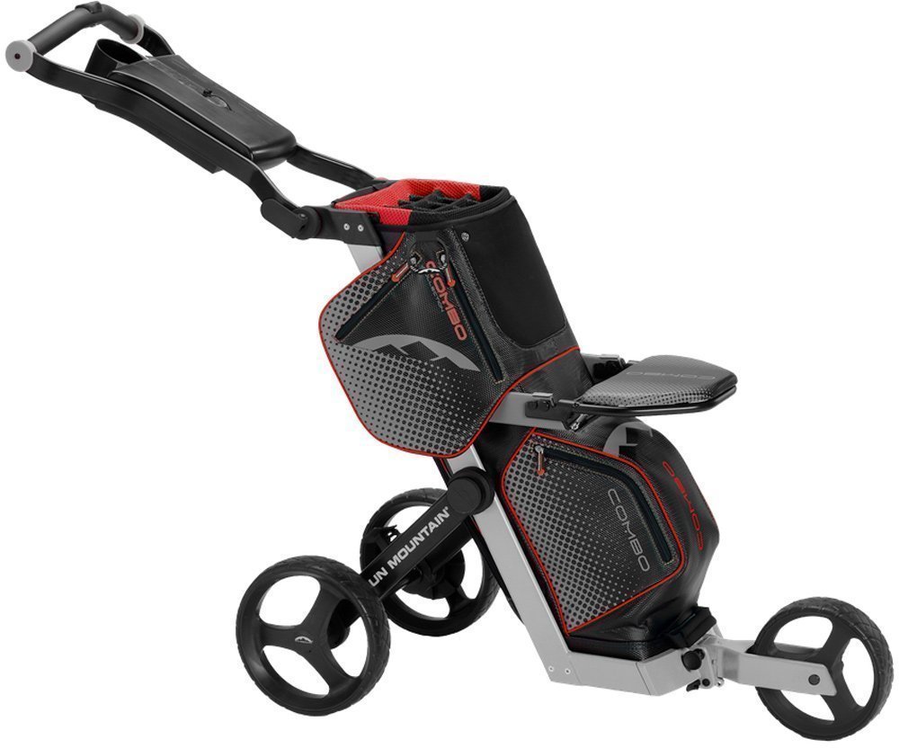 Manuel golfvogn Sun Mountain Combo Black/Silver/Red