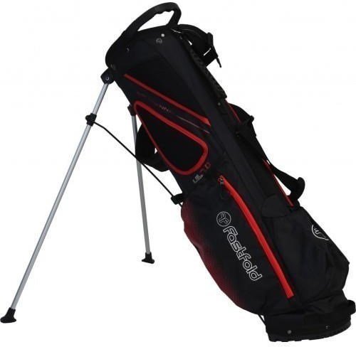 Golfmailakassi Fastfold UL 7.0 Black/Red Stand Bag