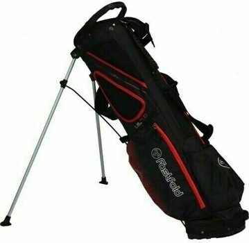 Golfbag Fastfold UL 7.0 Black/Red Stand Bag - 1