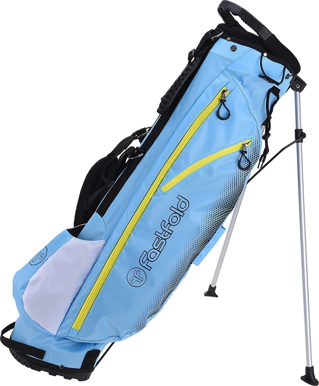 Чантa за голф Fastfold UL 7.0 Aqua/Neon/White Stand Bag