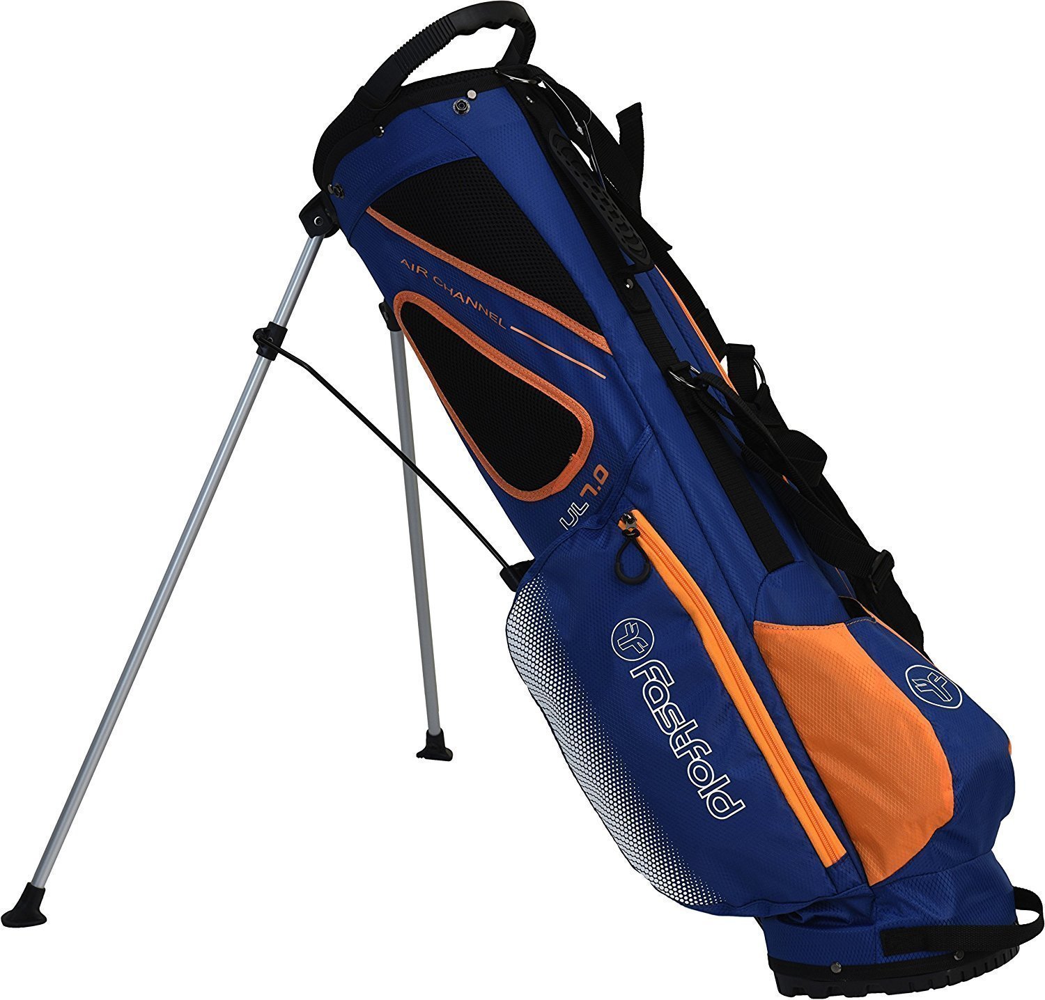 Golfbag Fastfold UL 7.0 Blue/Orange Stand Bag