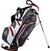 Чантa за голф Fastfold Waterproof Grey/White/Red Stand Bag