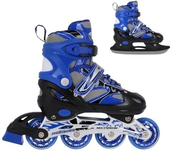 Inline-Skates Nils Extreme NH 18366 A 2in1 Blue 39-42 Inline-Skates