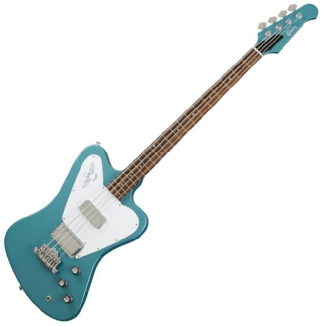 Basse électrique Gibson Non-Reverse Thunderbird Faded Pelham Blue (Endommagé)