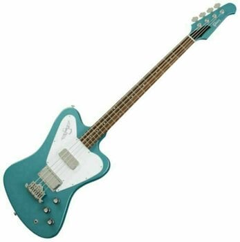4-strängad basgitarr Gibson Non-Reverse Thunderbird Faded Pelham Blue (Skadad) - 1