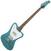 4-strängad basgitarr Gibson Non-Reverse Thunderbird Faded Pelham Blue (Skadad)