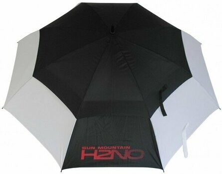 Ομπρέλα Sun Mountain UV H2NO Umbrella Black/White/Red - 1