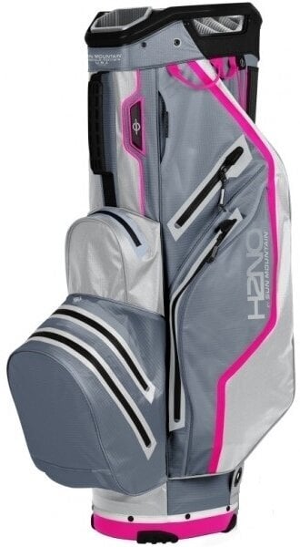 Golf torba Cart Bag Sun Mountain H2NO Lite Nickel/Cadet/Pink Golf torba Cart Bag
