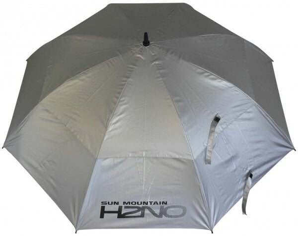 Regenschirm Sun Mountain UV H2NO Umbrella Powder Silver