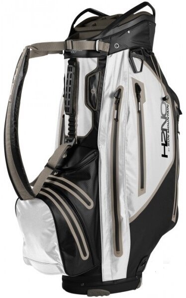 Borsa da golf Cart Bag Sun Mountain H2NO Elite Black/White/Java/Oat Borsa da golf Cart Bag