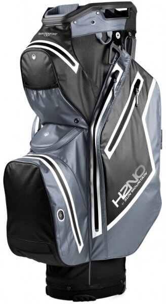 Golf Bag Sun Mountain H2NO Staff Black/Nickel/White Golf Bag