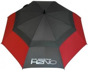 Deštníky Sun Mountain UV H2NO Deštníky Steel/Red