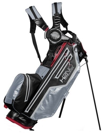 Golfbag Sun Mountain H2NO 14 Black/Nickel/Red Golfbag