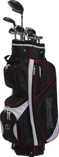 Golfsæt Spalding True Black Set Ladies Right Hand Graphite Cart Bag