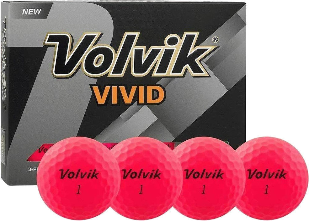 Golfball Volvik Vivid Pink