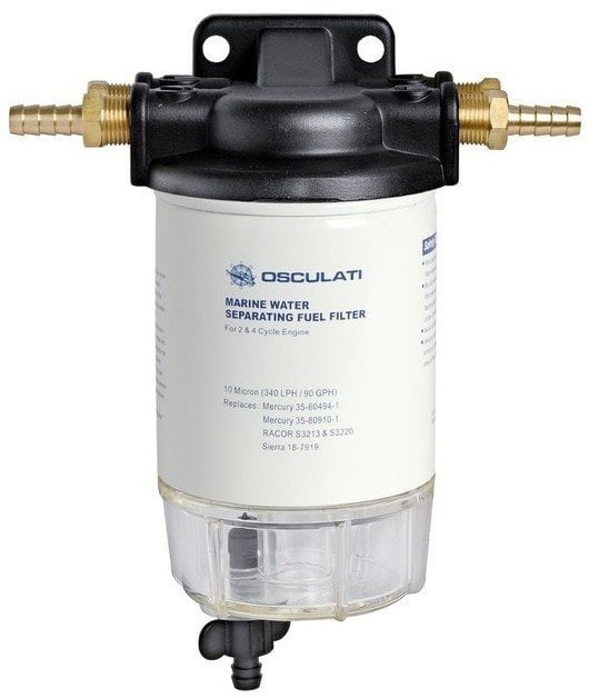 Bootbrandstoffilter Osculati Separating Filter Petrol 192-410 l/h Bootbrandstoffilter