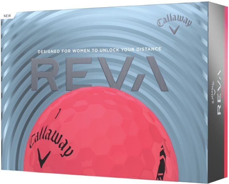 Нова топка за голф Callaway REVA Pink Golf Balls