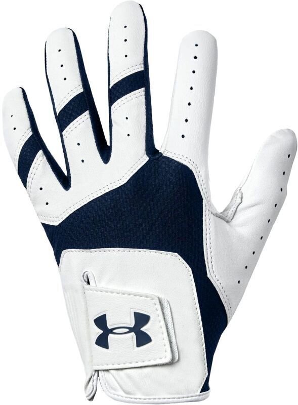 Rękawice Under Armour Iso-Chill Mens Golf Glove White/Navy Left Hand for Right Handed Golfers ML