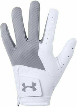 Gloves Under Armour Medal Mens Golf Glove White/Grey Left Hand for Right Handed Golfers M - 1