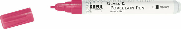 Markør Kreul Metallic 'M' Glass and Porcelain Marker Pink 1 stk. - 1