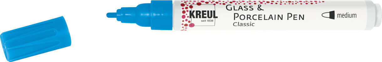 Popisovač Kreul Classic 'M' Popisovač na sklo a porcelán Light Blue