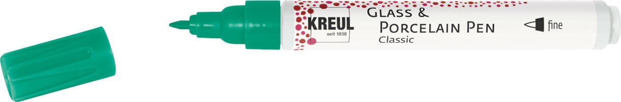 Markeerstift Kreul Classic 'F' Glass and Porcelain Marker French Green 1 stuk