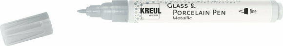 Marker Kreul Metallic 'F' Glass and Porcelain Marker Silver 1 pc - 1
