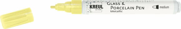 Markeerstift Kreul Metallic 'M' Glass and Porcelain Marker Yellow 1 stuk - 1