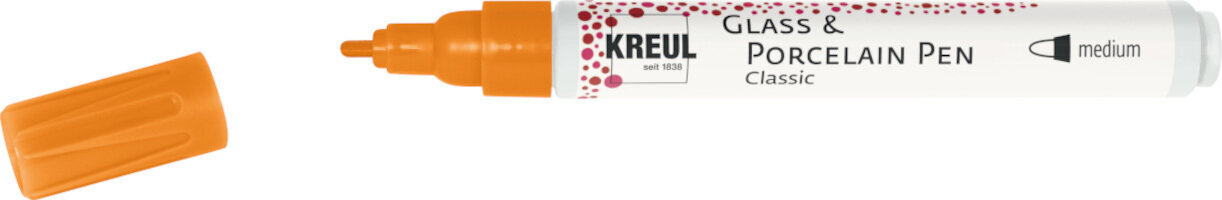 Popisovač Kreul Classic 'M' Popisovač na sklo a porcelán Orange 1 ks