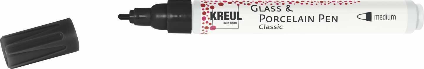 Marqueur Kreul Classic 'M' Marqueur pour verre et porcelaine Black 1 pc