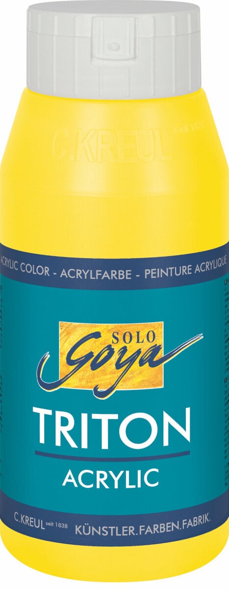 Tinta acrílica Kreul Solo Goya Tinta acrílica 750 ml Genuine Light Yellow
