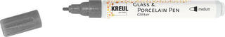 Marker Kreul Glitter 'M' Glass and Porcelain Marker Anthracite 1 pc